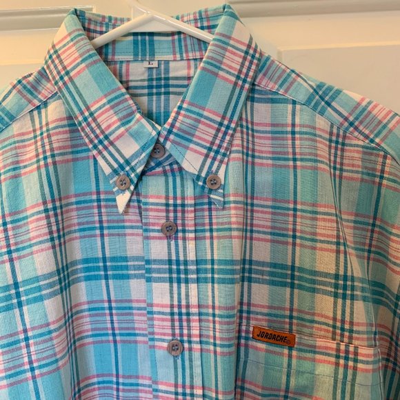 Plaid Button-Up Collared Shirt - Picture 2 of 5